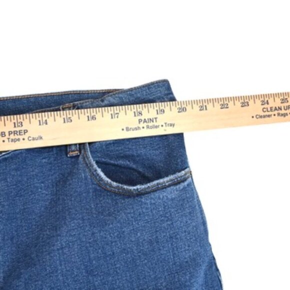 Abercrombie Mom Jeans High Rise 35 20 L Long  Soft Grunge Preppy - Picture 2 of 8